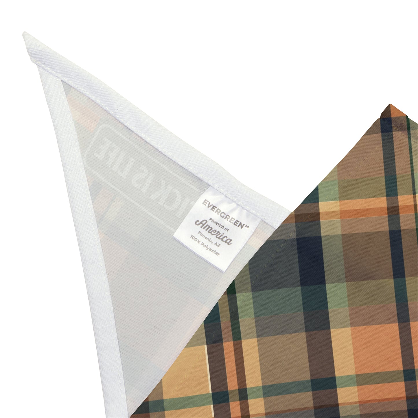 Plaid Fall Pet Bandana
