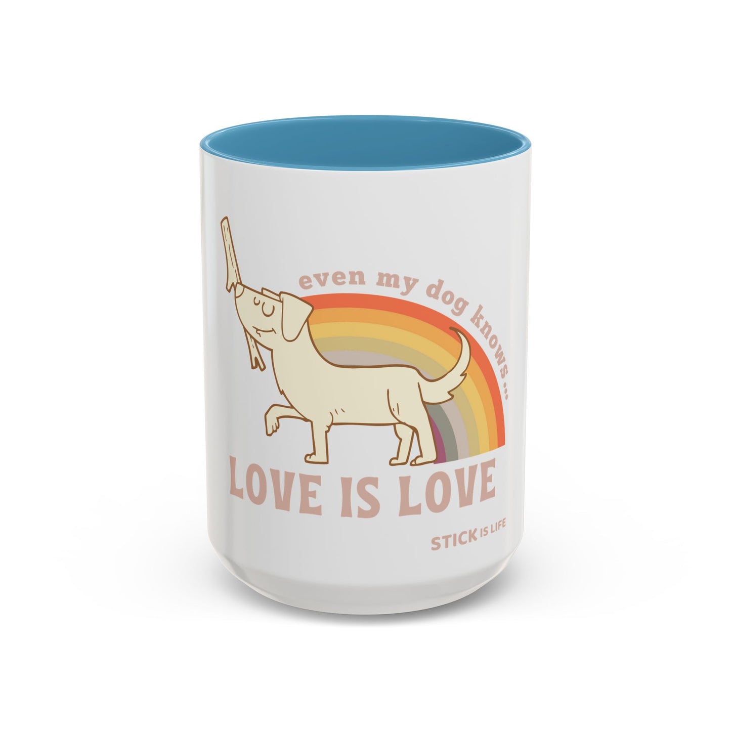 PRIDE Dog Lover Coffee Mug - "Love is Love"