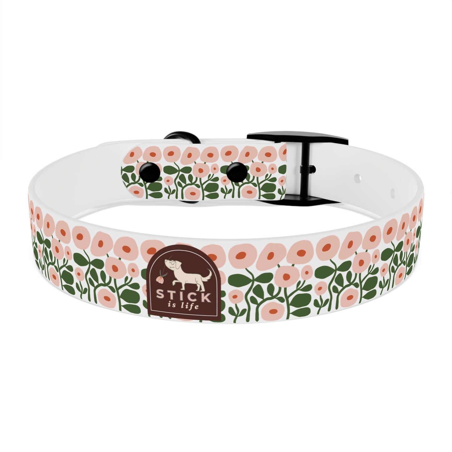 Pink Spring Floral Dog Collar
