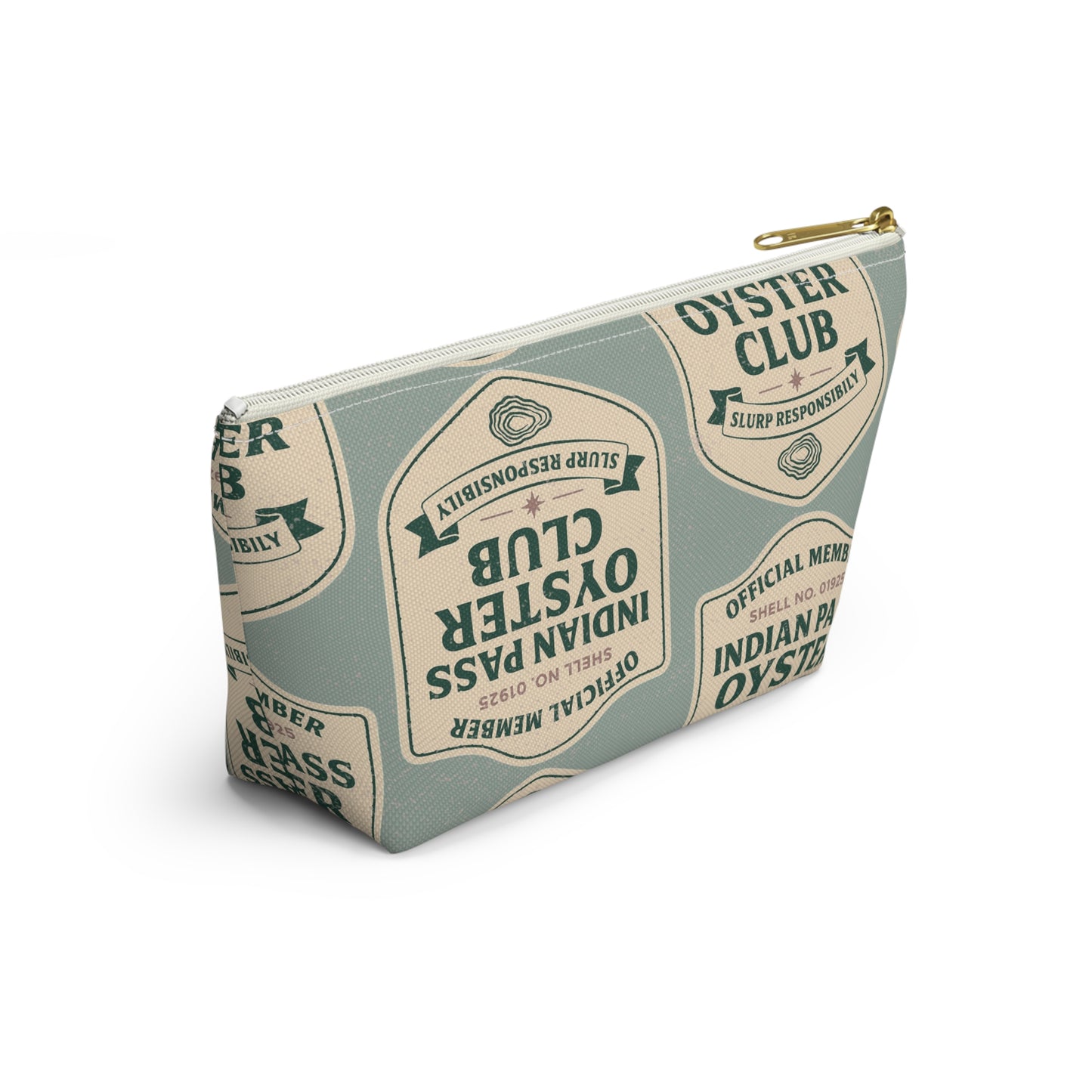 Oyster Club Accessory Pouch- Fisherman Core 'at the shore' Collection