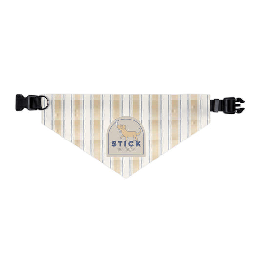 Vintage Stripe Pet Bandana Collar