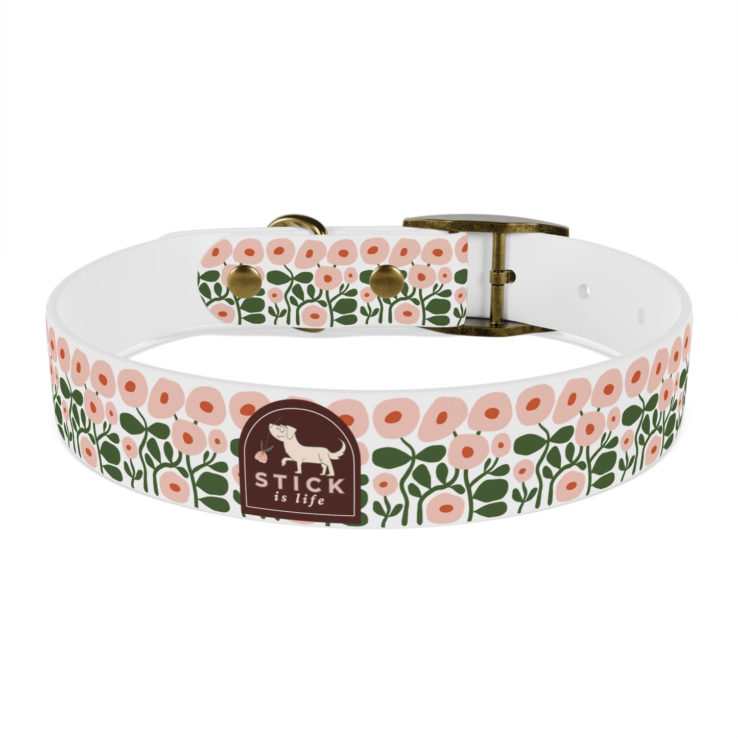 Pink Spring Floral Dog Collar