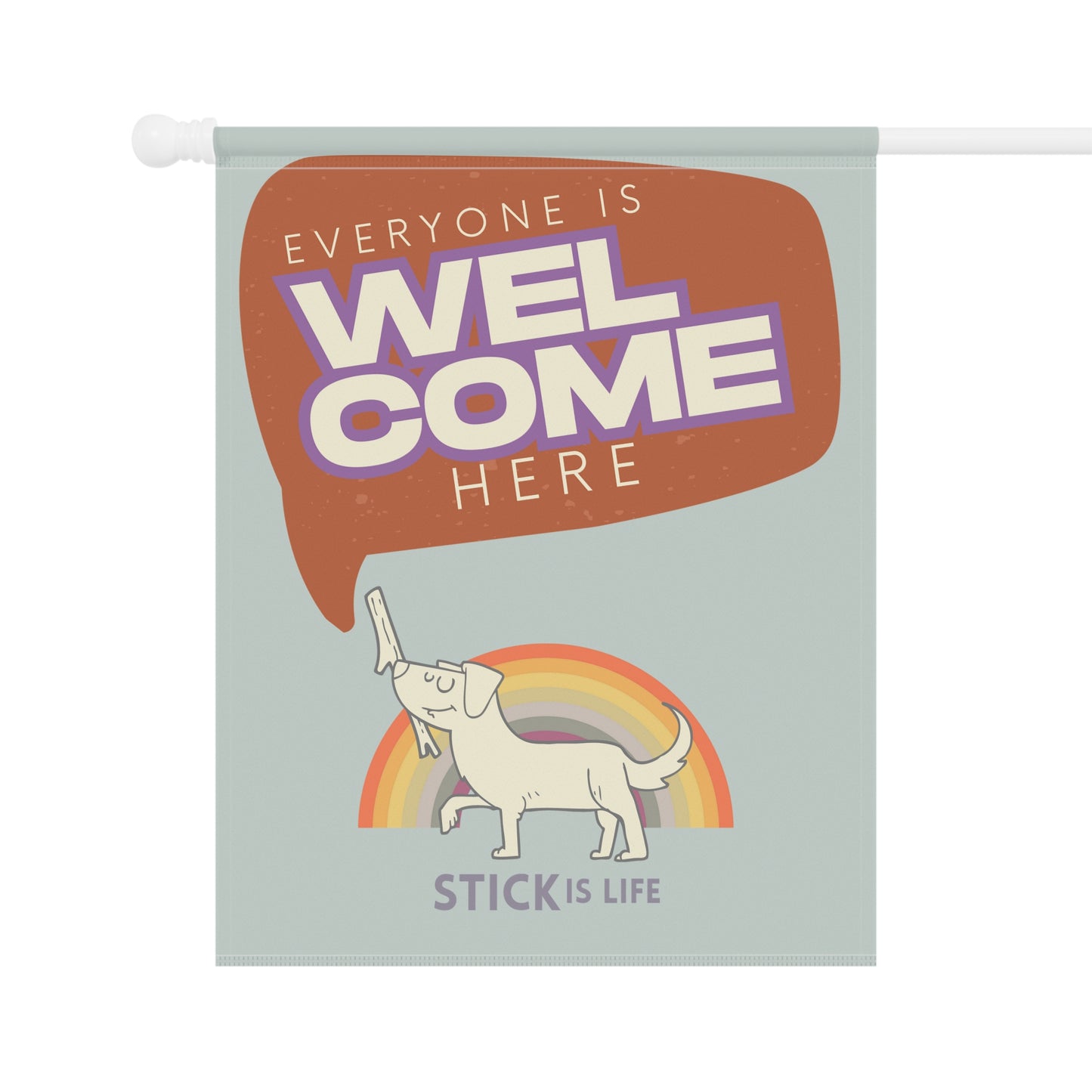 Garden Banner & Flag - Everyone is Welcome