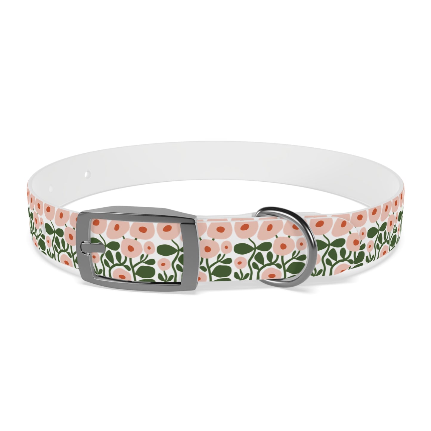 Pink Spring Floral Dog Collar