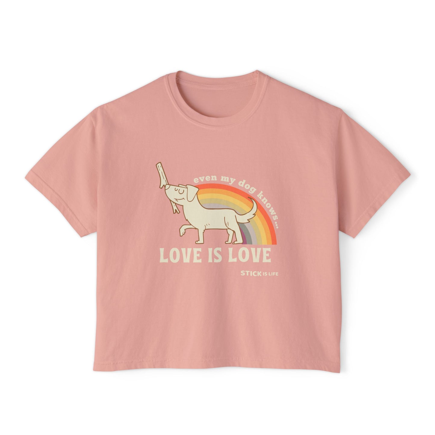 Pride Love is Love Women's Boxy Tee