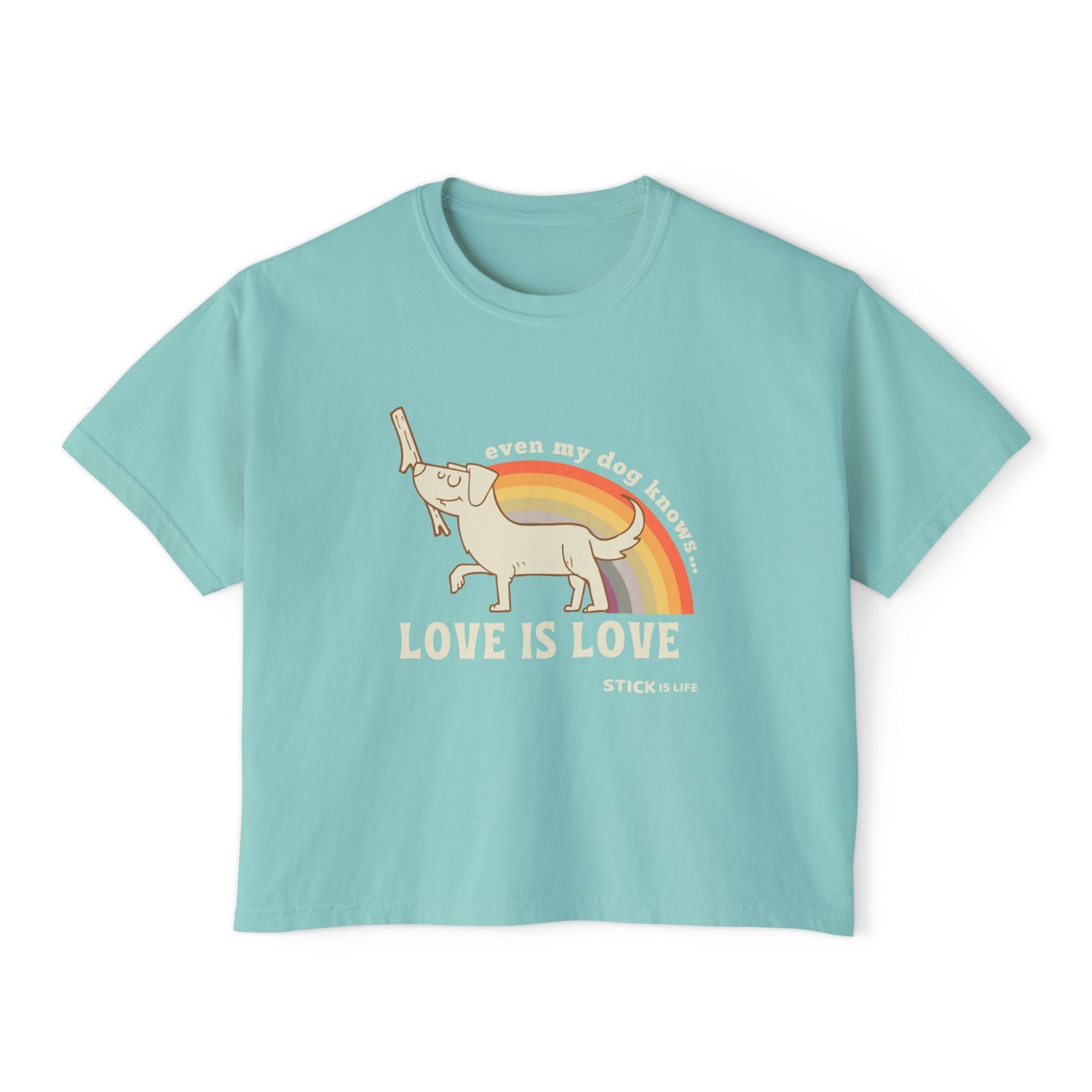 Pride Love is Love Women's Boxy Tee