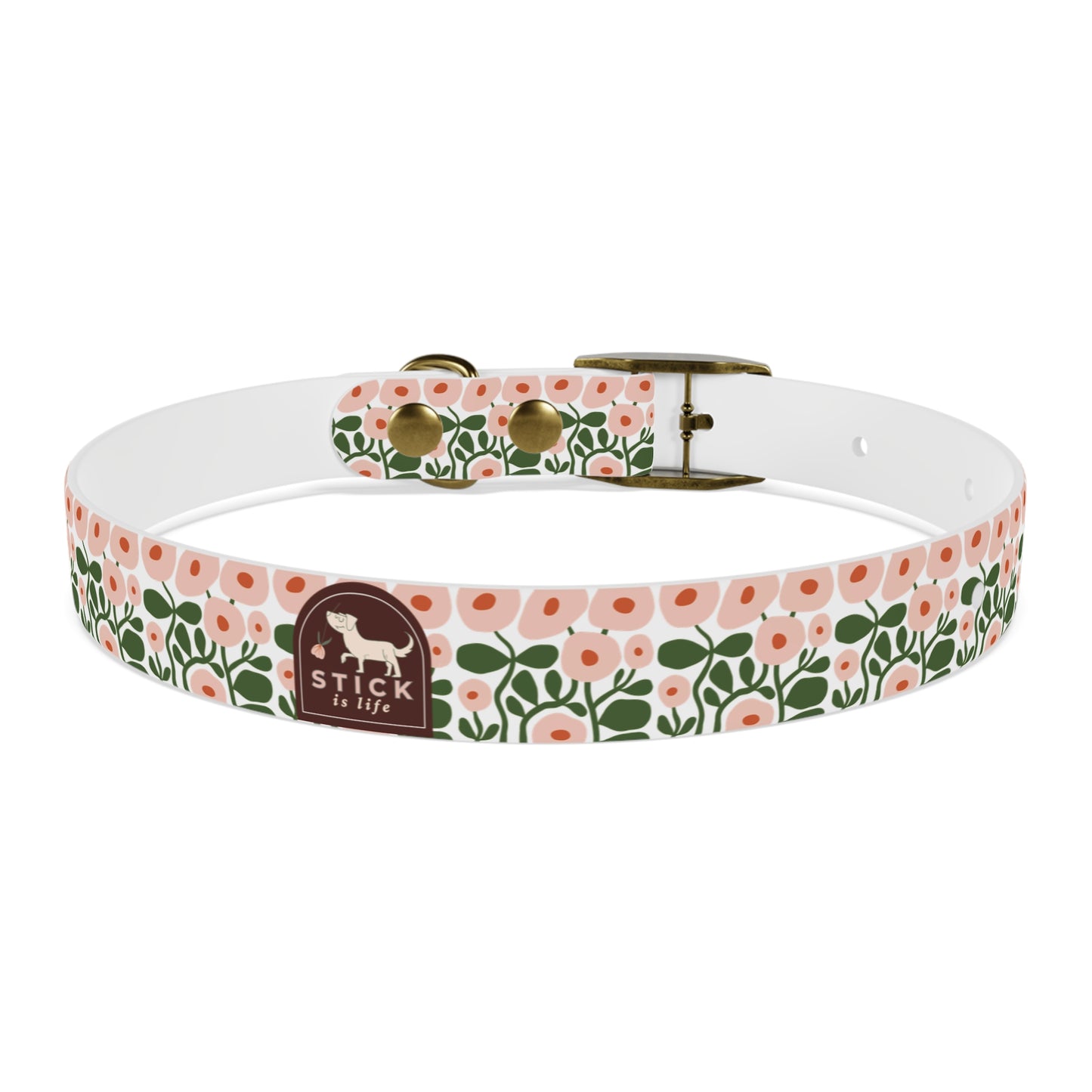 Pink Spring Floral Dog Collar