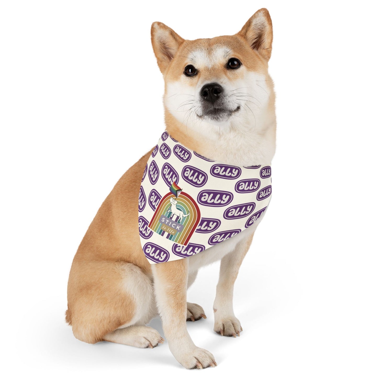 PRIDE Pet Bandana-LGBTQIA+ Ally