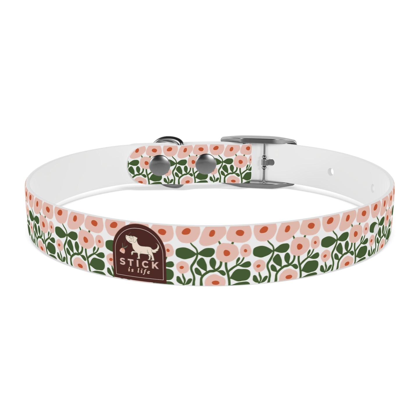 Pink Spring Floral Dog Collar