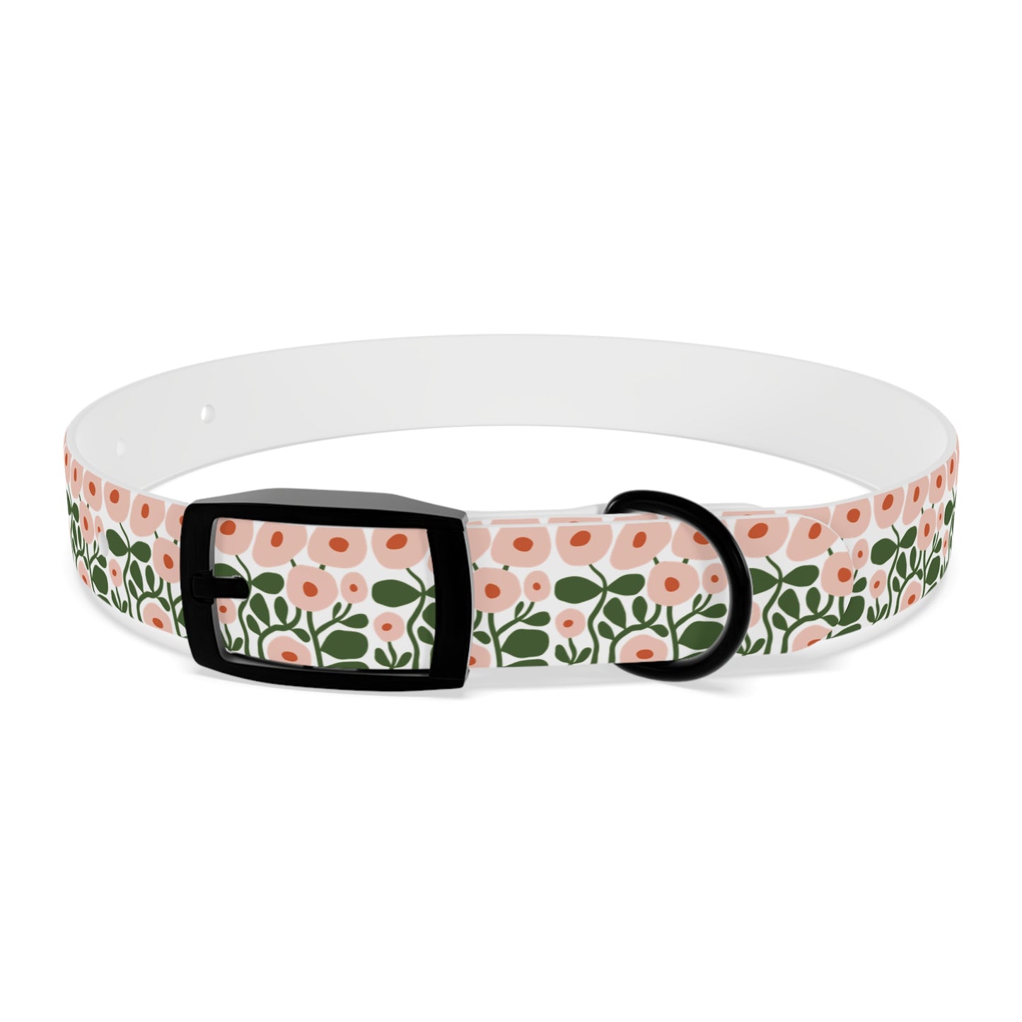 Pink Spring Floral Dog Collar