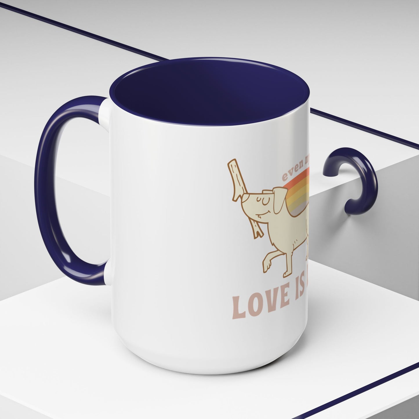 PRIDE Dog Lover Coffee Mug - "Love is Love"