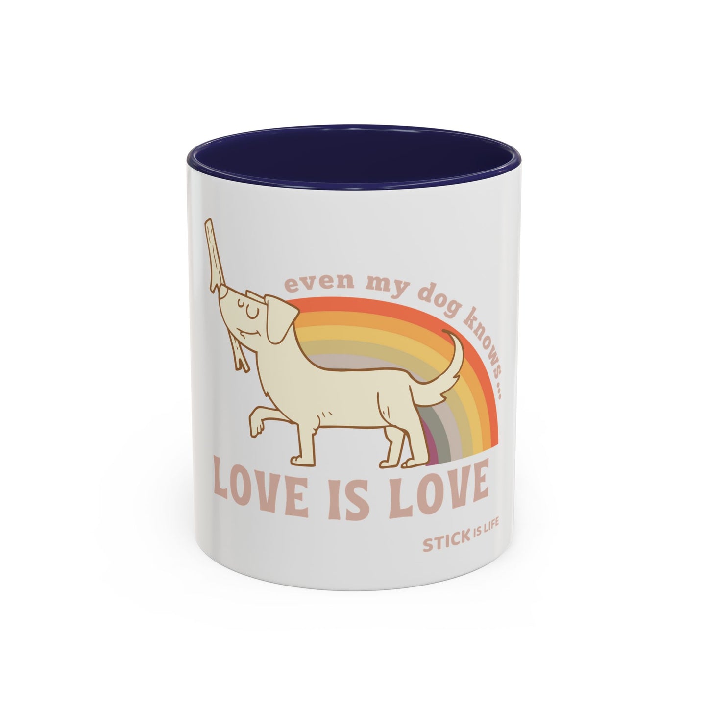 PRIDE Dog Lover Coffee Mug - "Love is Love"