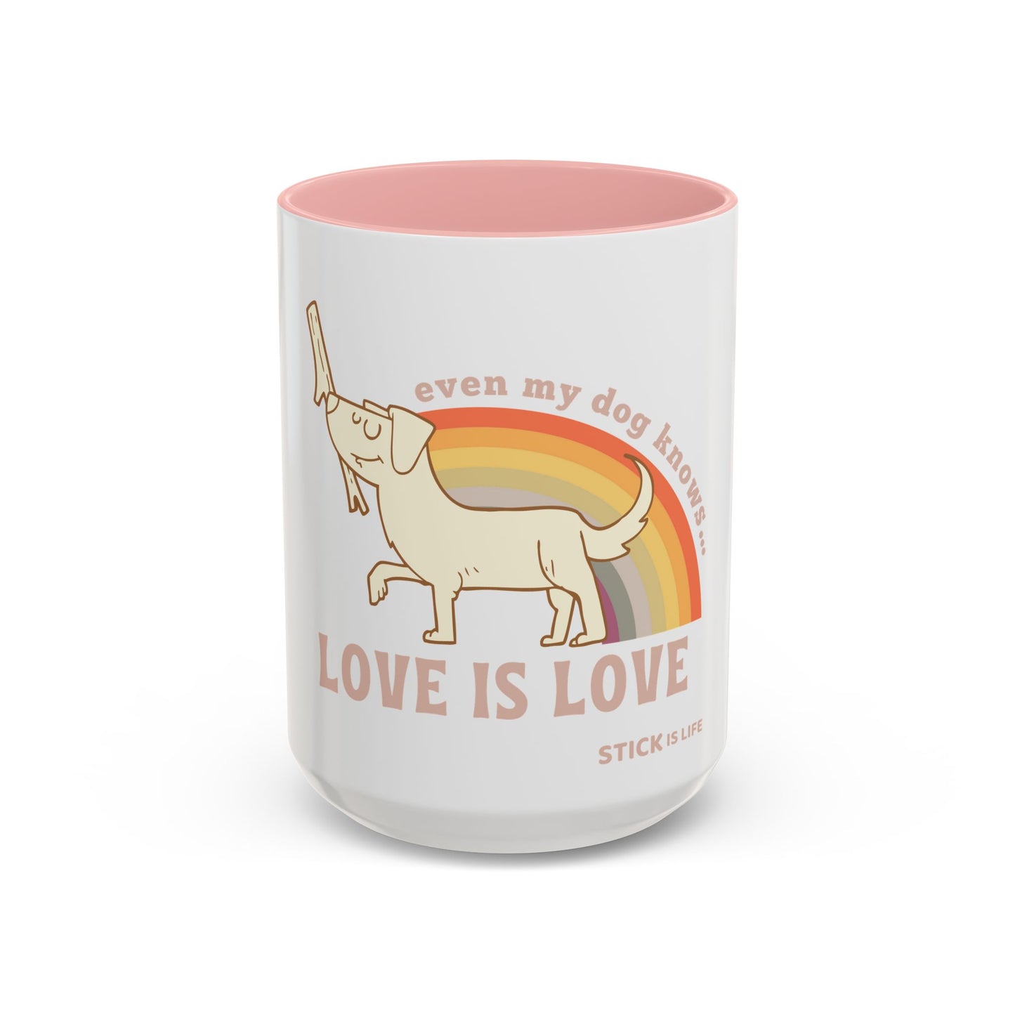 PRIDE Dog Lover Coffee Mug - "Love is Love"