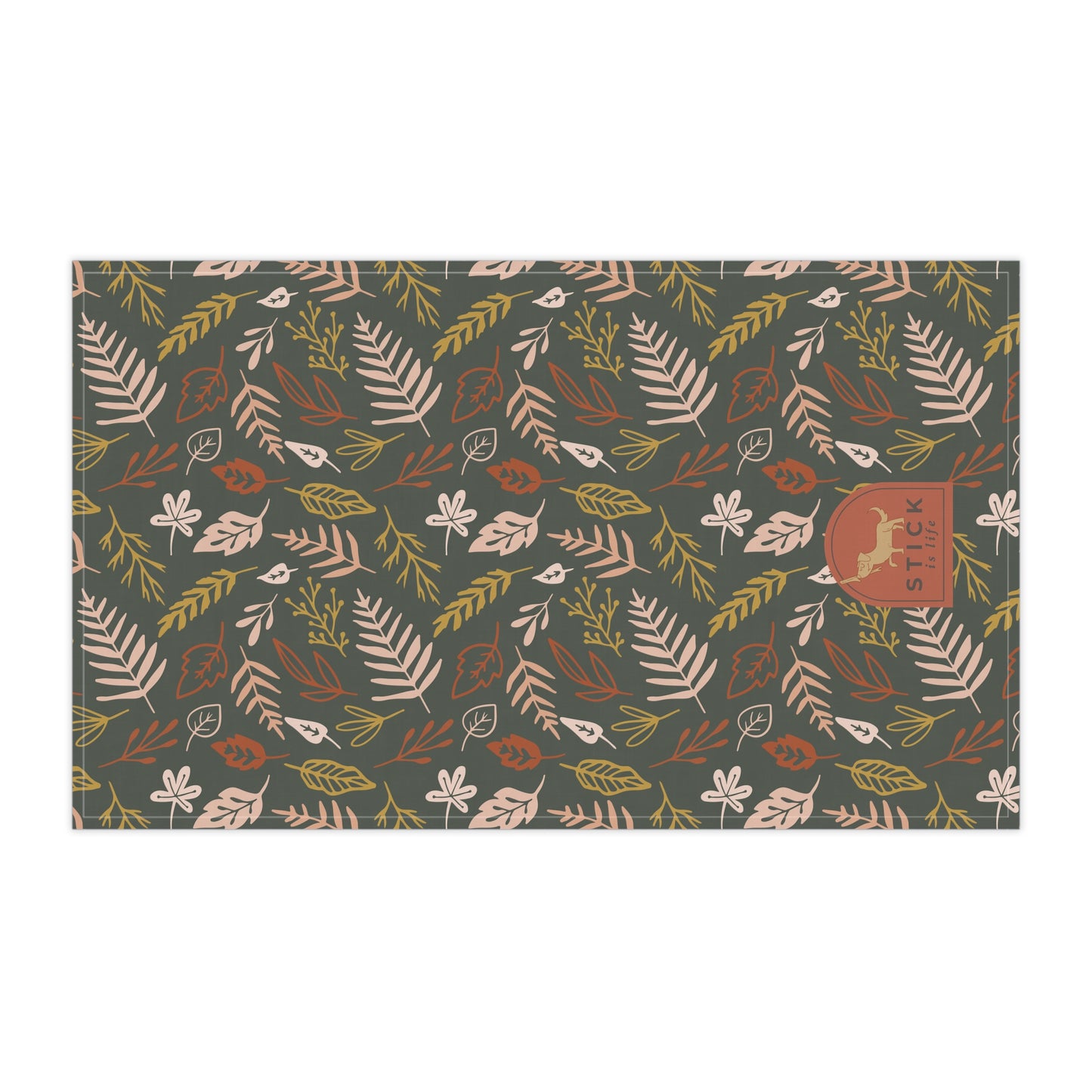 Fall Leaves Tea Towel – Eco-Friendly Kitchen Decor