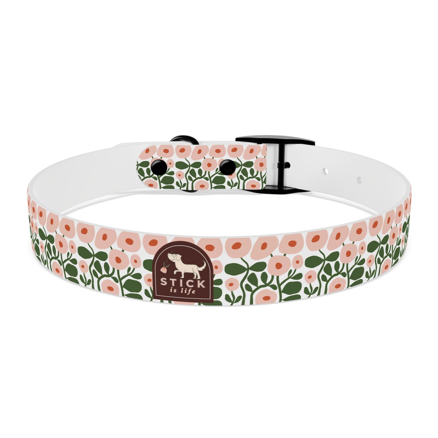 Pink Spring Floral Dog Collar