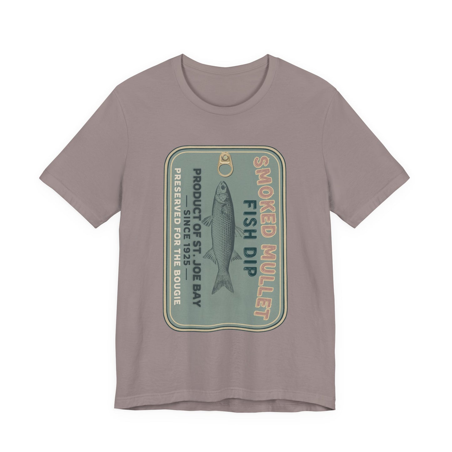 Smoked Mullet Dip Fish Tin Fisherman Core Unisex Tee