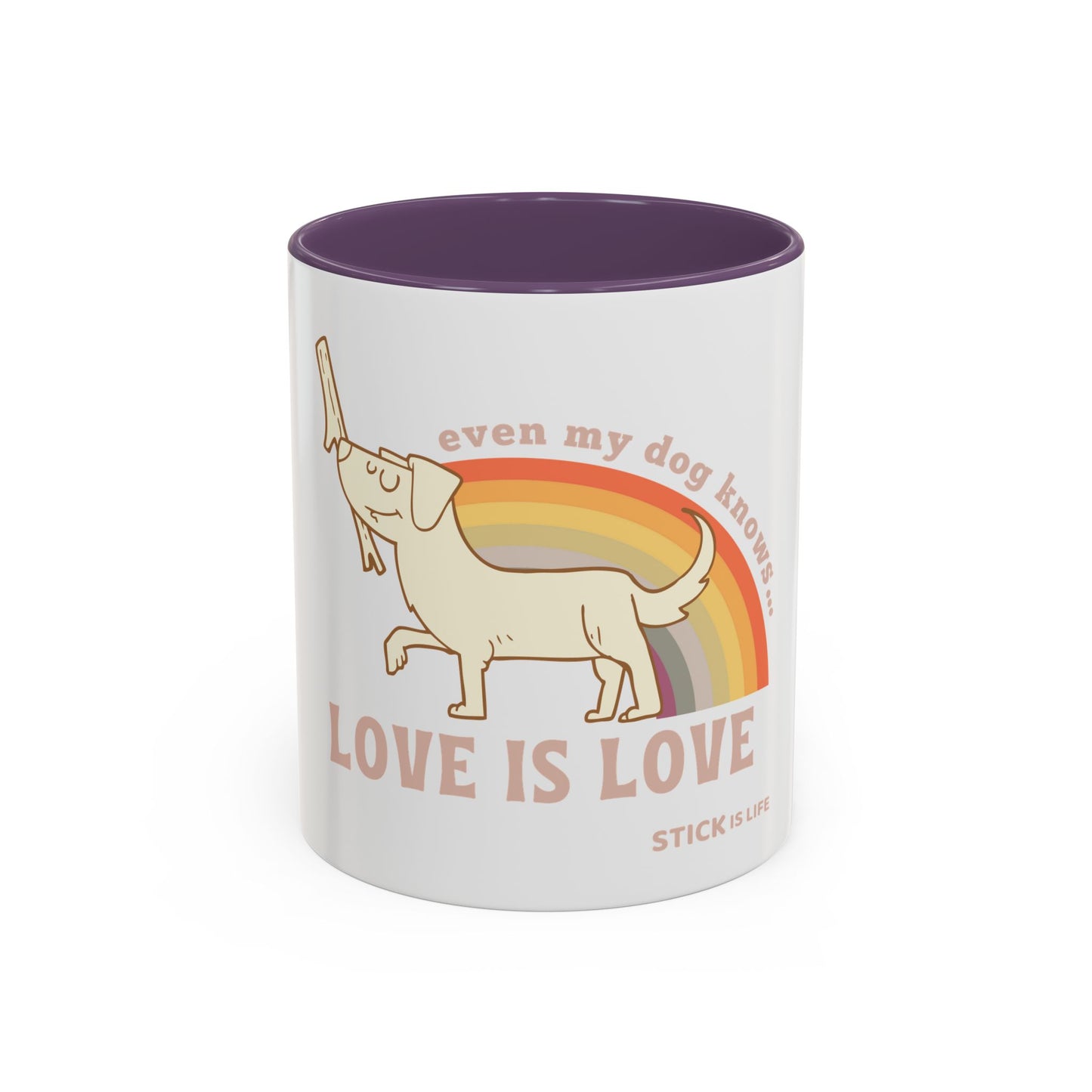 PRIDE Dog Lover Coffee Mug - "Love is Love"