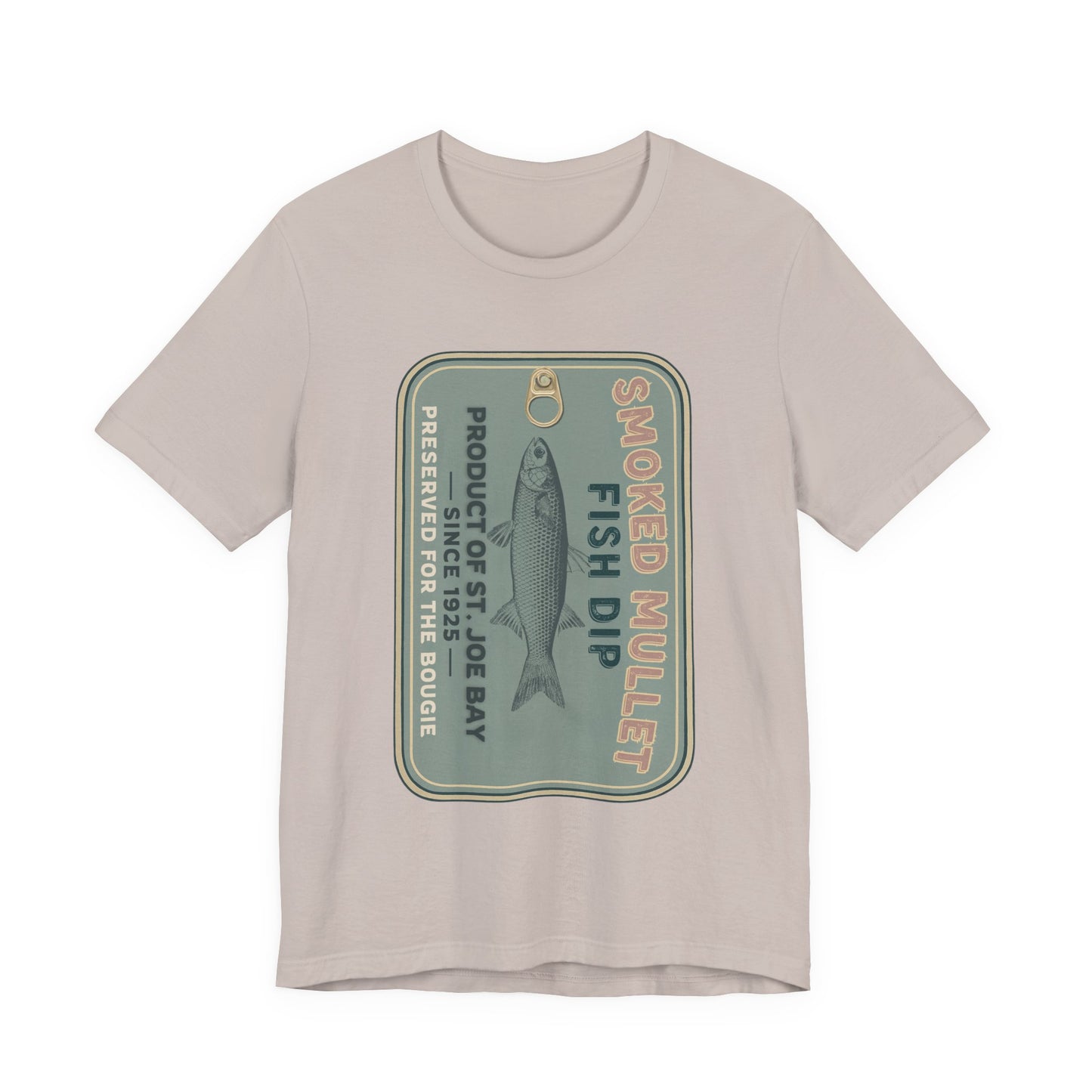 Smoked Mullet Dip Fish Tin Fisherman Core Unisex Tee