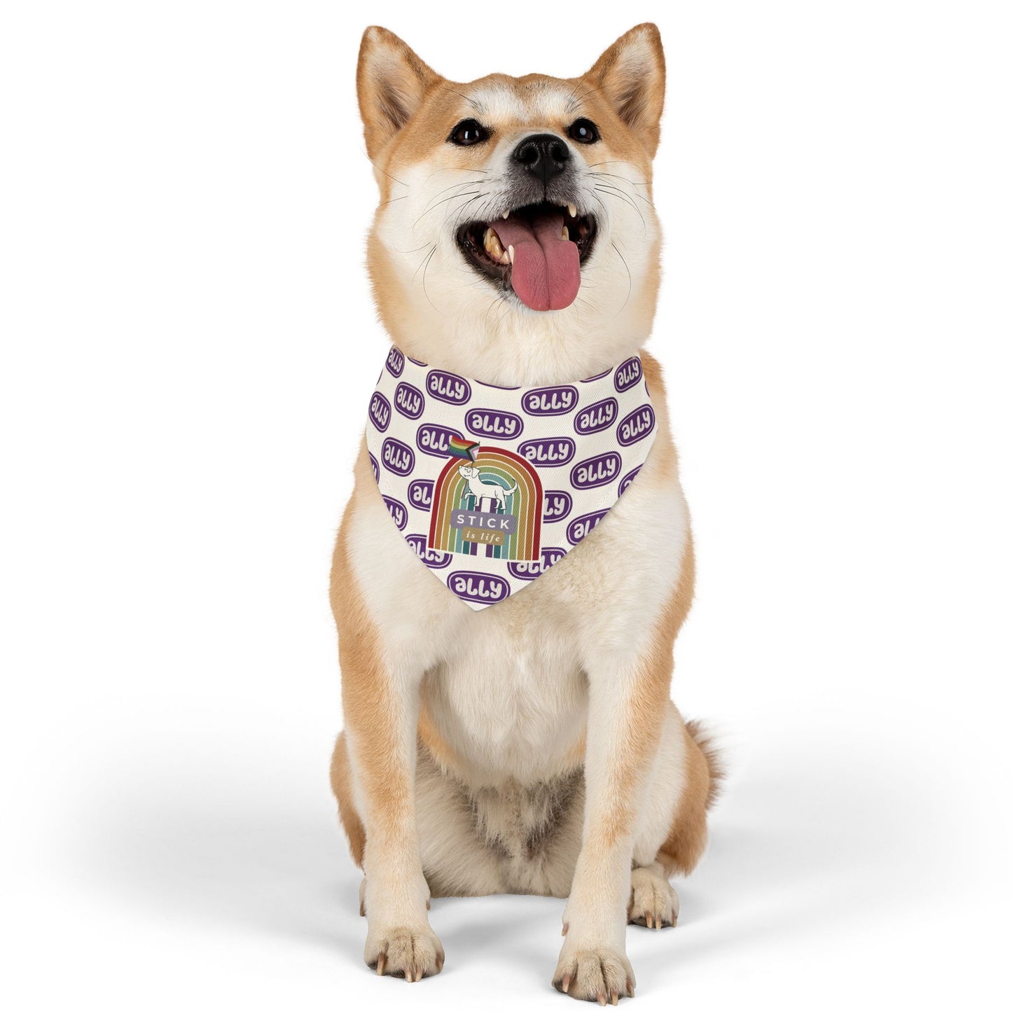 PRIDE Pet Bandana-LGBTQIA+ Ally