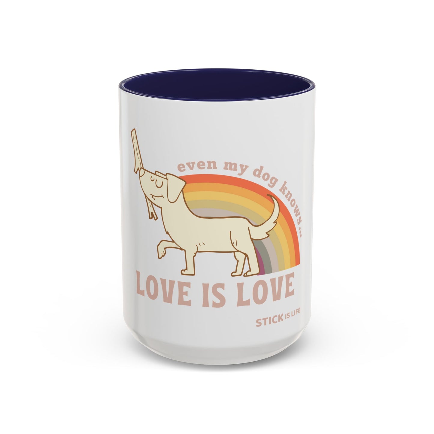 PRIDE Dog Lover Coffee Mug - "Love is Love"