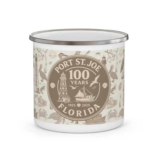 PSJ 100 Yr Anniversary Enamel Mug