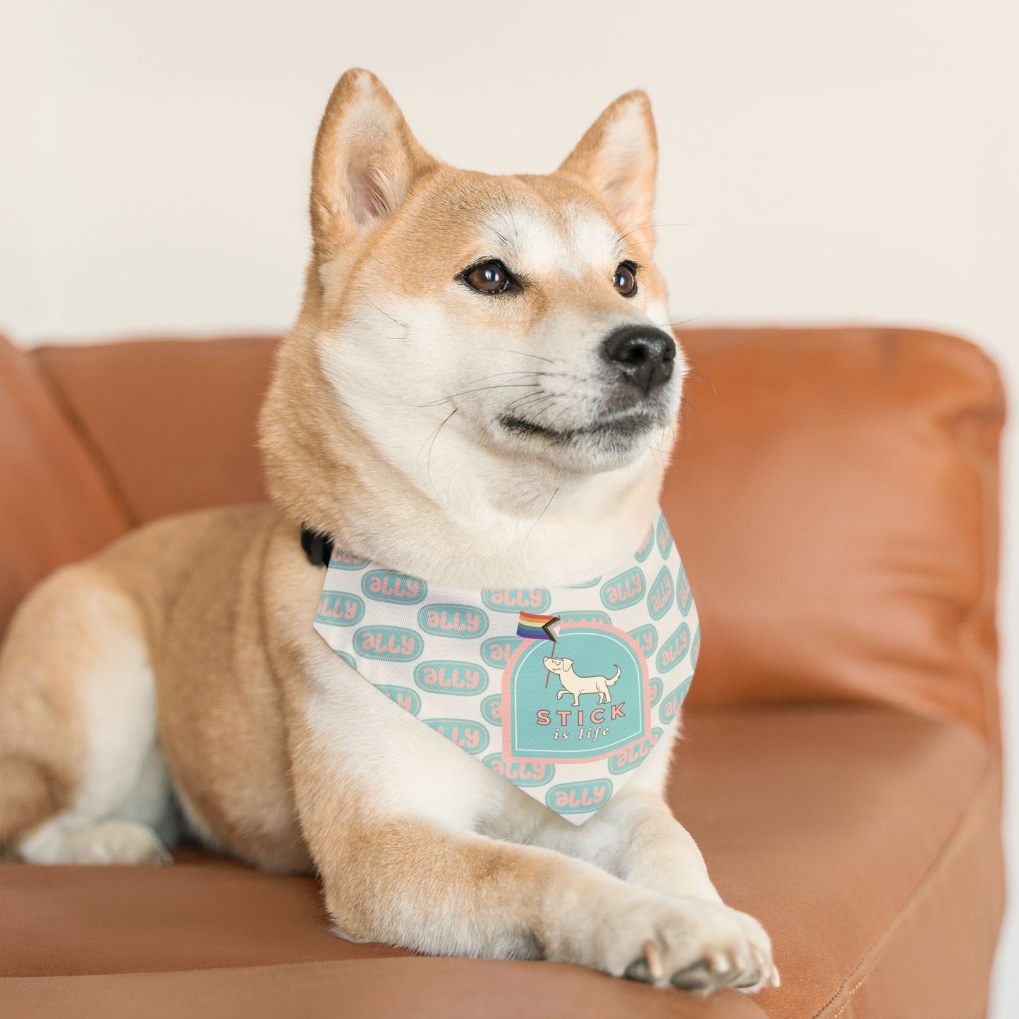 PRIDE Pet Bandana-Trans Ally