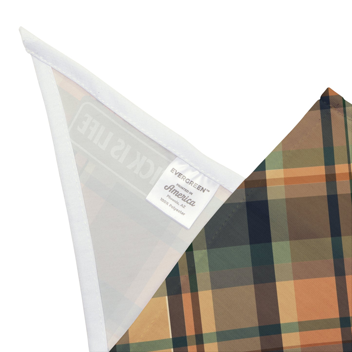 Plaid Fall Pet Bandana